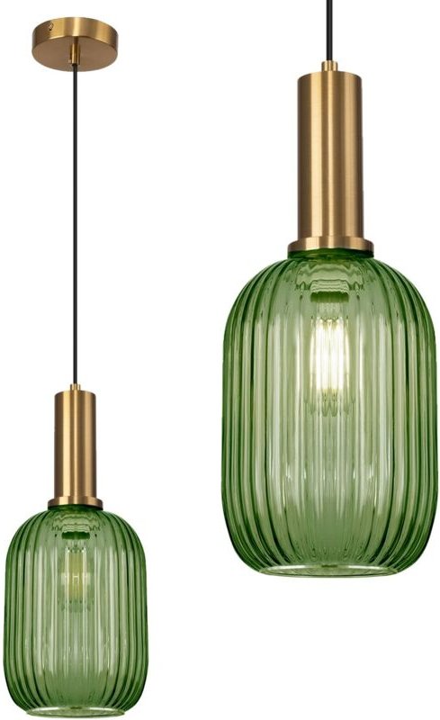 Toolight - hängelampe glas green APP459-1CP