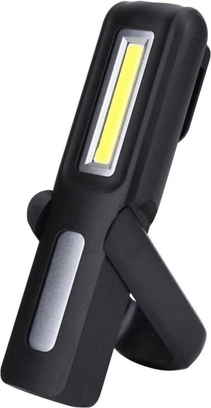 Vtizikl Baladeuse COB LED Lumière USB Rechargeable COB Lampe de Travail Lampe de Poche Multifonction avec Crochet Suspen...