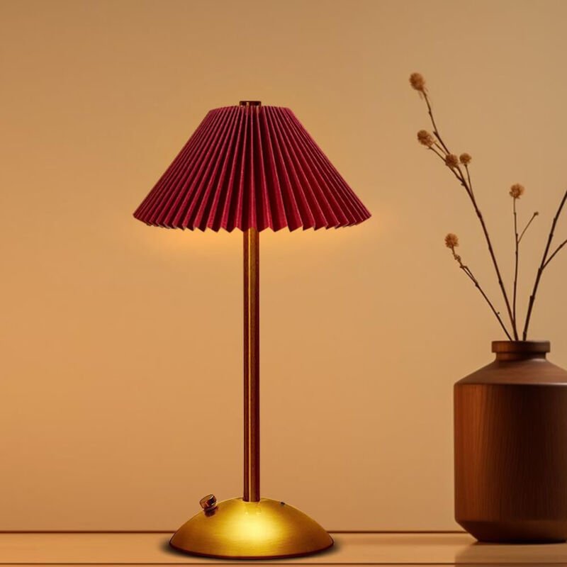 Tragbare LED-Tischleuchte mit Berührungssensor, 3 Farben, 3 Helligkeitsstufen, Schreibtischlampe aus Metall, Esszimmerla...