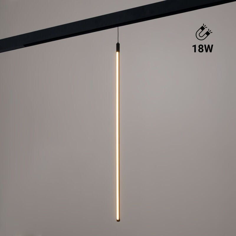 Vertikale LED-Hängeleuchte für Magnetleiste - 48V - 18W - 2800K