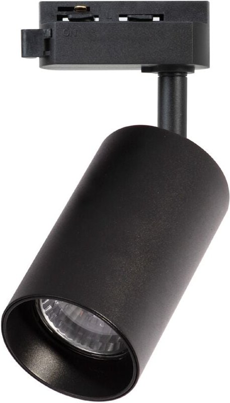 Rohrschienenhalterung Schwarz 1xGU10