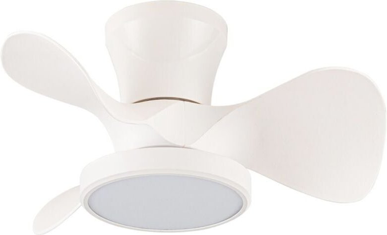 Moll Weißer LED-Deckenventilator 20W 1900Lm cct Dim