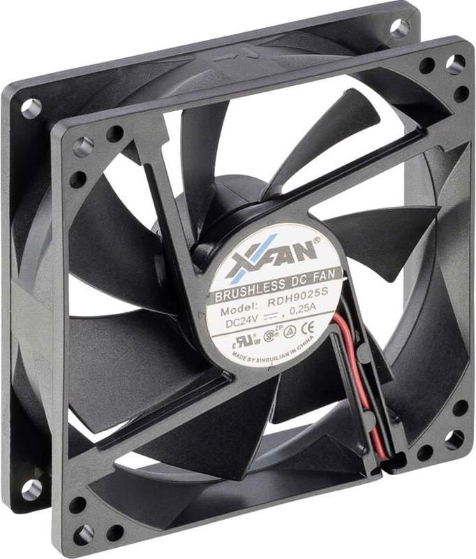 RDH9025S Axiallüfter 24 v/dc 103.2 m³/h (l x b x h) 92 x 92 x 25 mm - X-fan