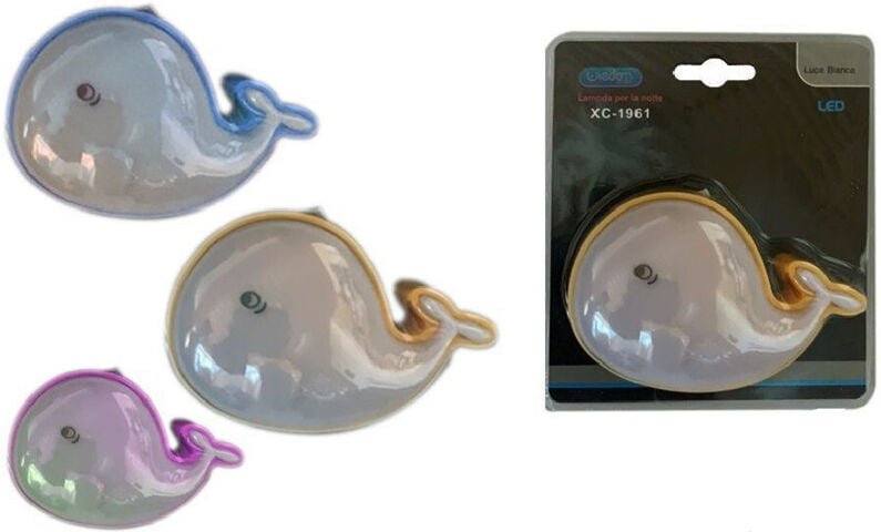 Trade Shop Traesio - Trade Shop - light led news forma von delfino luce bianca lampada cameretta children XC-1961 -