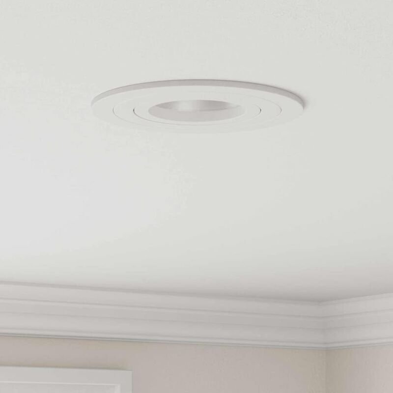 Spotlights mit Scheinwerfern 12 pcs Weiß 9 x 9 x cm Aluminium Vidaxl