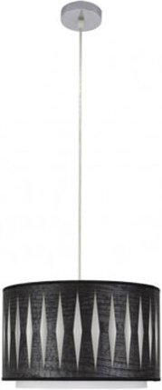 Hängeleuchte alexandra 1xe27 chrom/schwarz holz regx30x30 cm