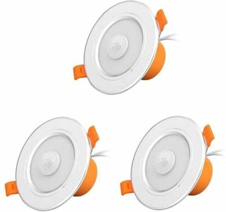 LED-Plafonnier mit Bewegungsmelder für Menschen, Innenbeleuchtung, ideal für ein Restaurant, 3-teiliges Badzimmer
