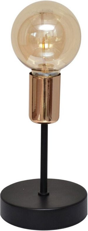 Helam TUBE Tischlampe Schwarz, Kupfer 12cm