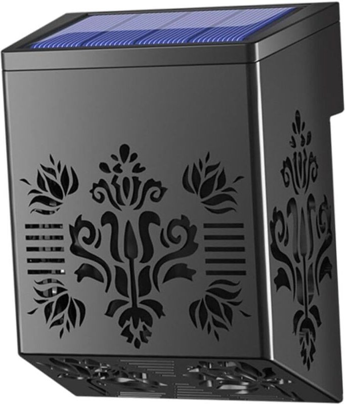 BEBUSINGOTO Dekorative Wandleuchte Außen Solarleuchte Außenwandleuchten Außen Solarlaterne Solar Gartenleuchten