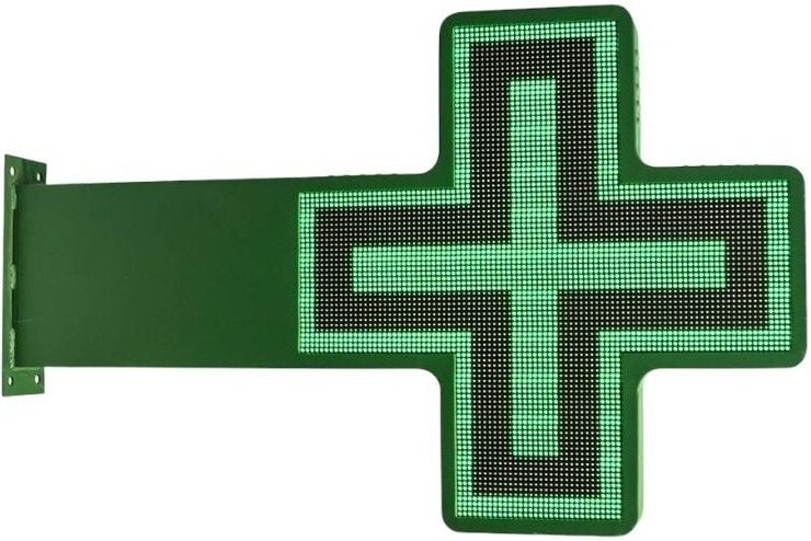 Programmierbares mehrfarbiges rgb LED-Apothekenkreuz P6 -