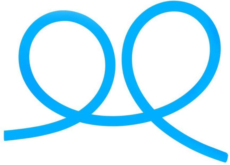 V-TAC Streifen LED Neon Flex 12W/m Spule 10m 24V Blau Farbe IP20