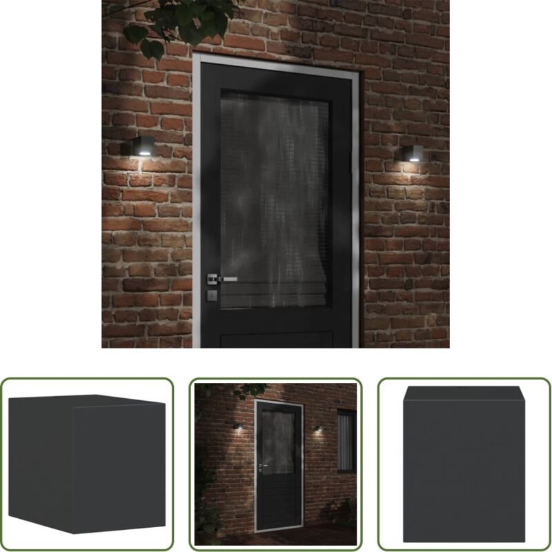 Außenwandleuchte - Außenwandleuchte Schwarz Aluminiumdruckguss