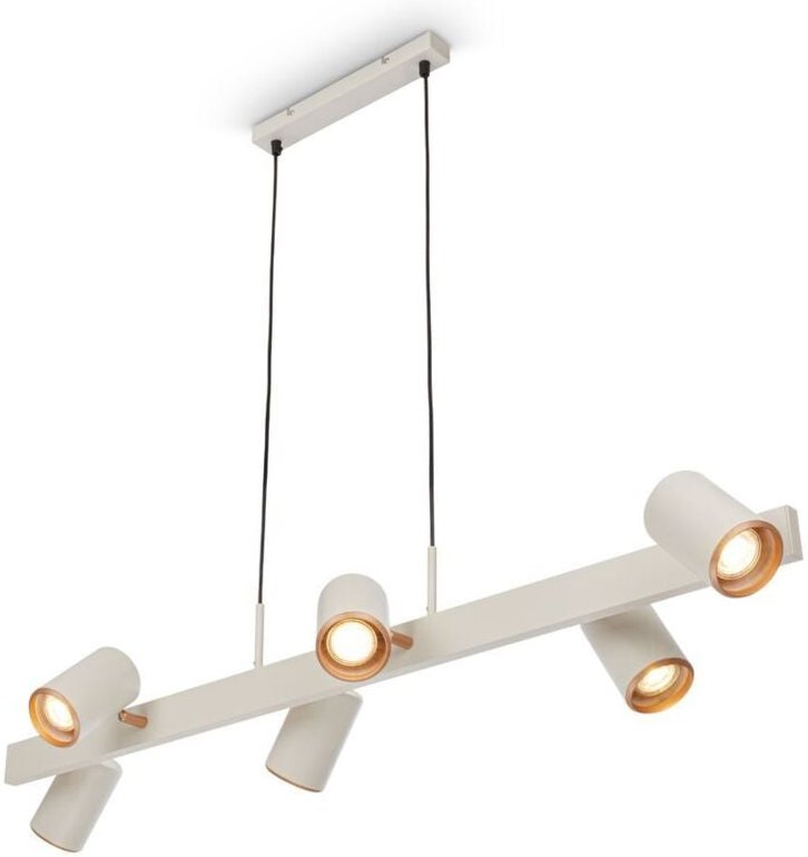 Thumbnail - B.k.licht - Pendelleuchte Hängelampe Esszimmer 6-flammig Schwenkbar Wohnzimmer Spots