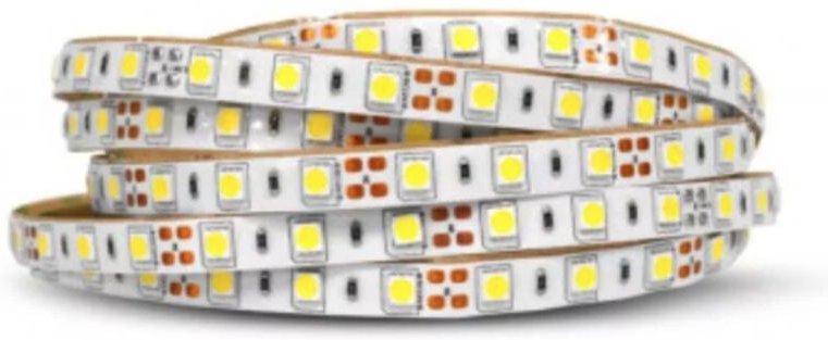 Schleifenbänder 5W/m - 5 Meter, 60 LEDs, 3000K Warmweiß - IP54