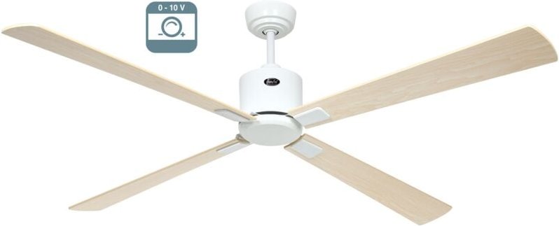 Eco neo iii 152, lichtloser Ventilator mit weißem Gehäuse,