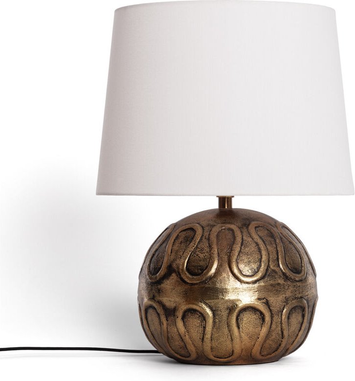 Tischleuchte aus Metall Naksh ILUZZIA Gold