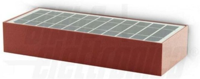 Solar-wandleuchte bei le alpha elettronica bricketto 6w 4000k ip65- jo462rnw