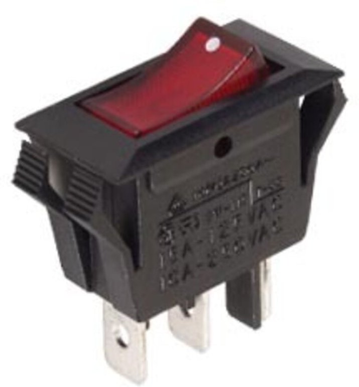 Leistungswippenschalter 10A-250V spdt ein-ein