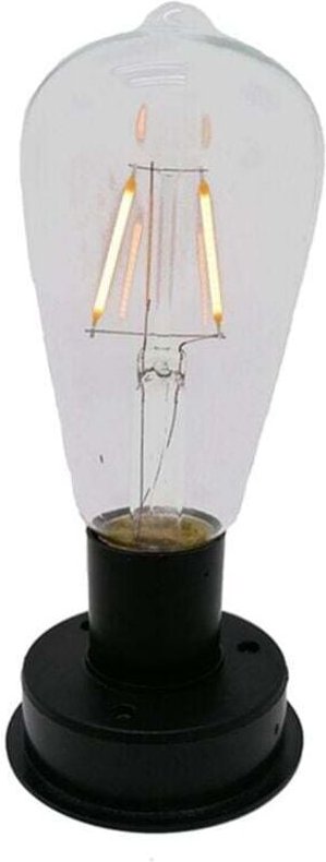 1 Stück Solar-LED-Wolfram-Glühbirne, 2800 K, Sensoren, Licht, automatische Zaun-Nachtlichter für den Garten (8,5 cm)