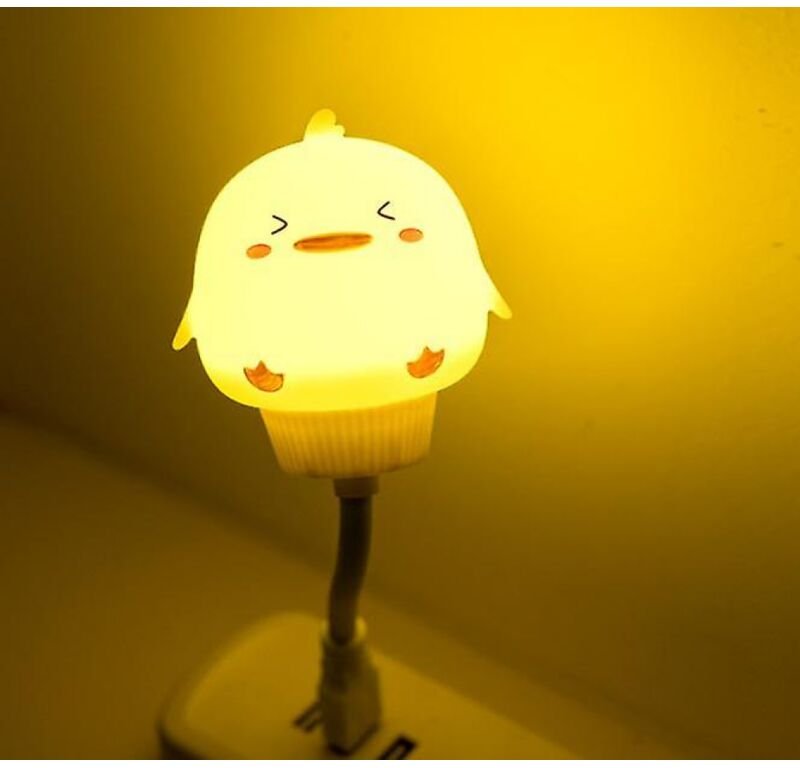 BEBUSINGOTO USB Plug-in Nachtlicht für Baby Fütterung Schlafen Schlafzimmer Augenschutz Nachtlicht Steckdose Kleine Tisc...
