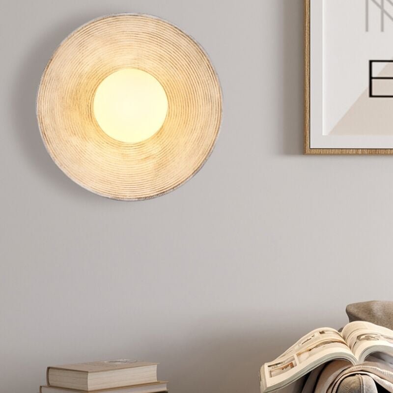 Vintage Wandleuchte Kreative Wandlampe Innen Wandbeleuchtung Retro-Farbe Deckenlampe Ø25,5cm