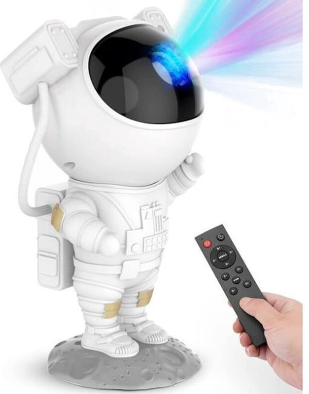 Astronauten-Galaxie-Projektor, Astronauten-Sternenhimmel-Projektor mit Nebel und Stern, Fernbedienung und einstellbarem ...