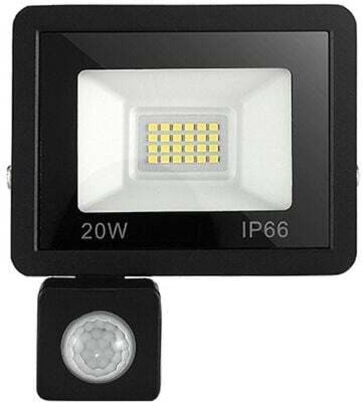 20W LED-Außenflutlicht mit Bewegungsmelder, 6500K, LED-Außenflutlicht, IP66 mit Bewegungsmelder-Sicherheitslampe, für Ga...