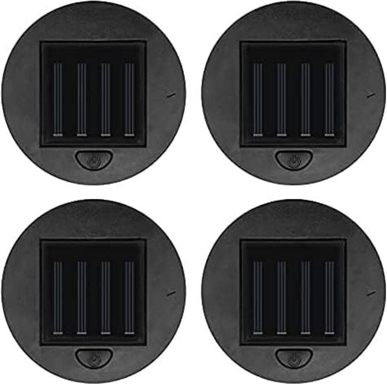 2/4er-Pack Solar-Laternen-Ersatzlichter – 8 cm, Gartendekoration, Terrasse