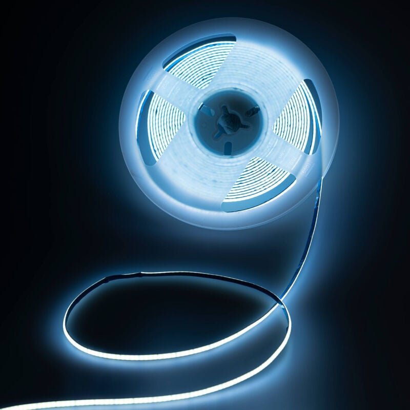 Monochrome LED COB-Streifen - 24V DC - 8W/m - 3mm - 400 LED/m -