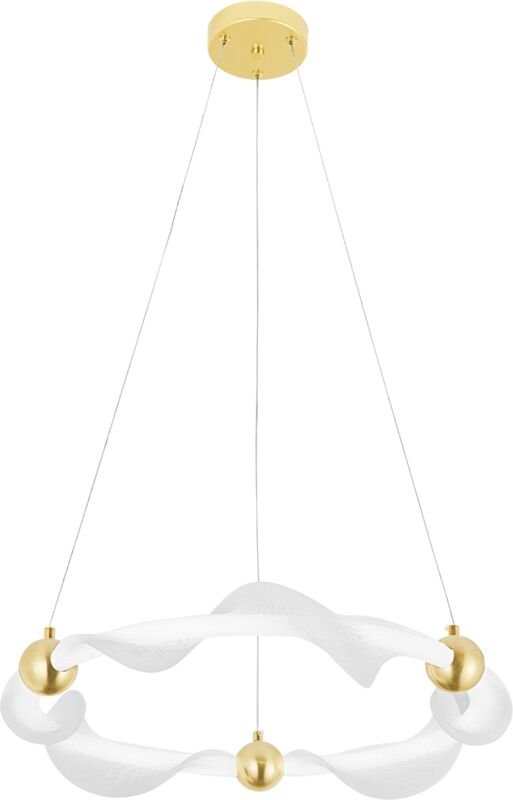 Toolight - pendelleuchte led G010-CP white gold