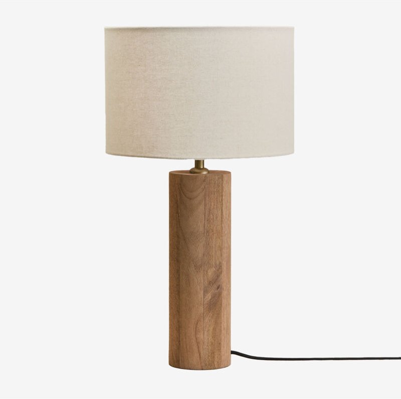 SKLUM Carolina Tischlampe aus Mangoholz Mango-Holz