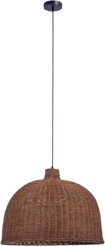 Cortic lampara colgante de rattan natural para bombilla E27