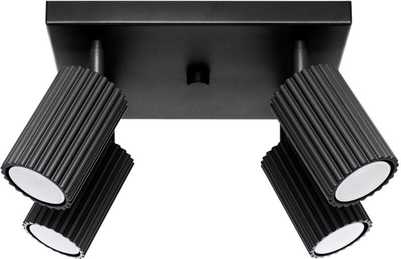 Thumbnail - Deckenleuchte Karbon 4xGU10 25cm Sollux