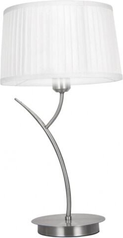 Magni Tischleuchte magni 1xe27 chrom mit weißer Platte 53x30x30x30 cm