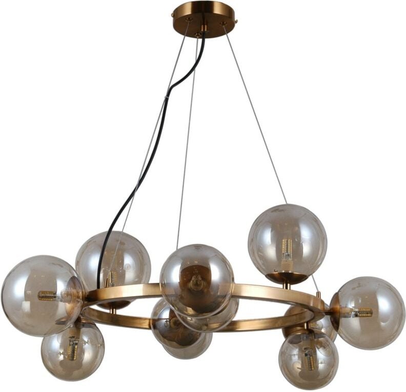 Italux Montora Moderne 11-flammige Kugel-Pendel-Deckenleuchte, G9