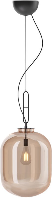 Kronleuchter - Designer-Pendelleuchte - Grau Bernstein