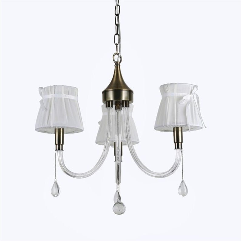 Trade Shop - classic classic bronzo bianco 3 bracci lampada von sospension 92402 -