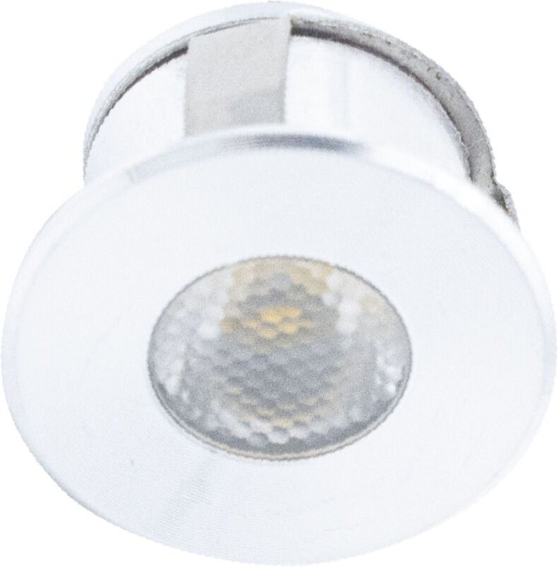 Led Einbaustrahler SL-Mono Mini08, ansteuer- und dimmbar, 3000K warmweiß, alufarbig, 24 v/dc - Siro