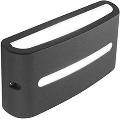 10W Led 4000K Wandleuchte Graphitlinie