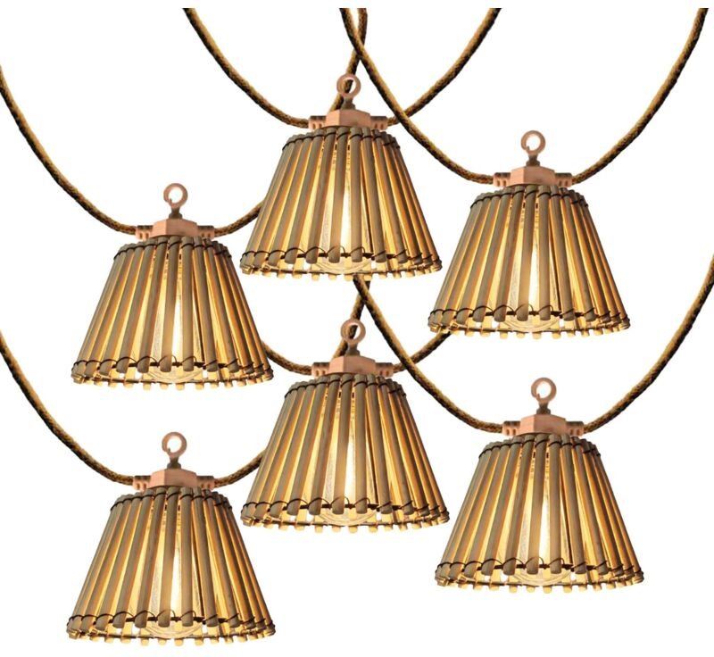 Hybrid Solar Lichterkette NATURA 13m