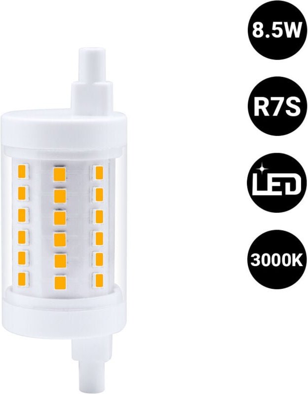 LED-Lampe R7S - 78mm - 1100lm - 8,5W