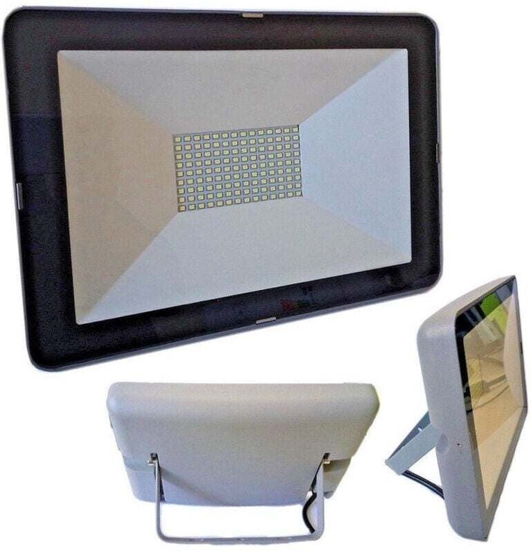 Vtizikl Faro Faretto Led Flood Light Ip66 Bianco Naturale Slim Led Smd 50 Watt -