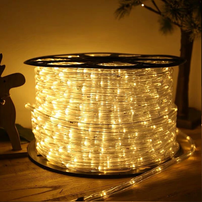 Thumbnail - SWANEW LED Lichtschlauch Lichterkette Beleuchtung WarmWeiß 10 Meter LED für Drinnen/Draußen Weihnachten Beleuchtung Deko...