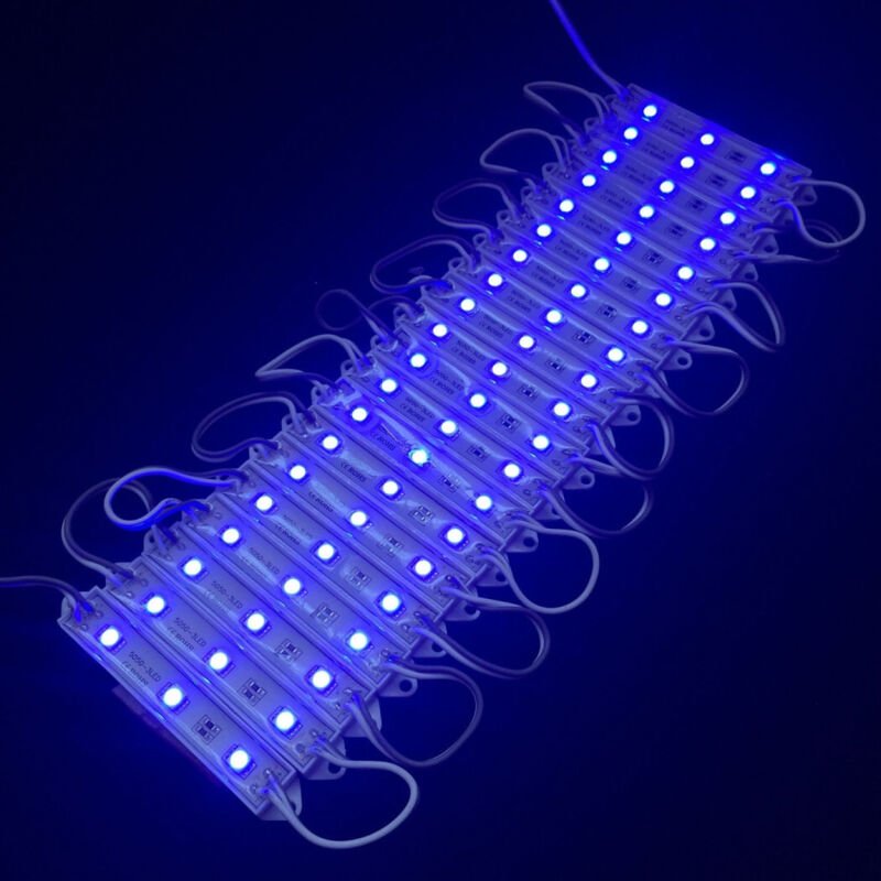 Trade Shop Traesio - Trade Shop - Modul 20 Stück 3 led smd 5050 5630 fred caldo blu rosso verde rgb IP65 -