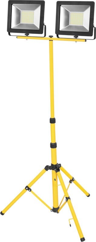 Stativ mit Matel IP65 2x30W Kalt-LED-Projektor