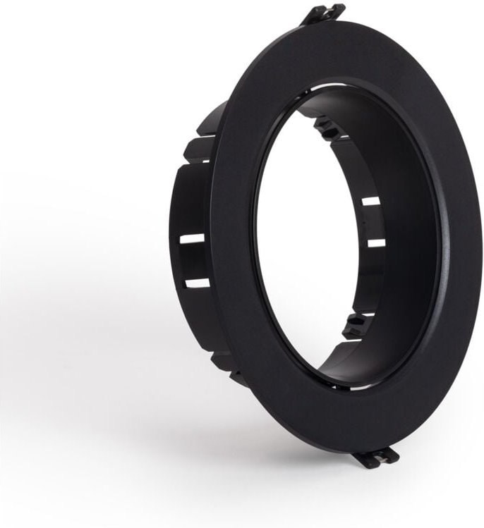 Efectoled - Downlight-Ring Einbau Rund Schwenkbar für GU10 AR111 LED-Glühbirne Schnitt Ø135 mm Schwarz