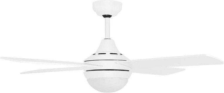 Orbegozo Deckenventilator WiFi mit LED-Beleuchtung Mit App steuerbar Fernbedienung 4 Flügel mit 120 cm Durchmesser Weiß