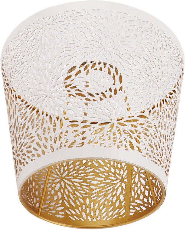 Eosnow Lampenschirm, E27, E26, wei, geschnitztes Blumenmuster, Eisen, modernes Design, einfache Installation, Lampenschi...