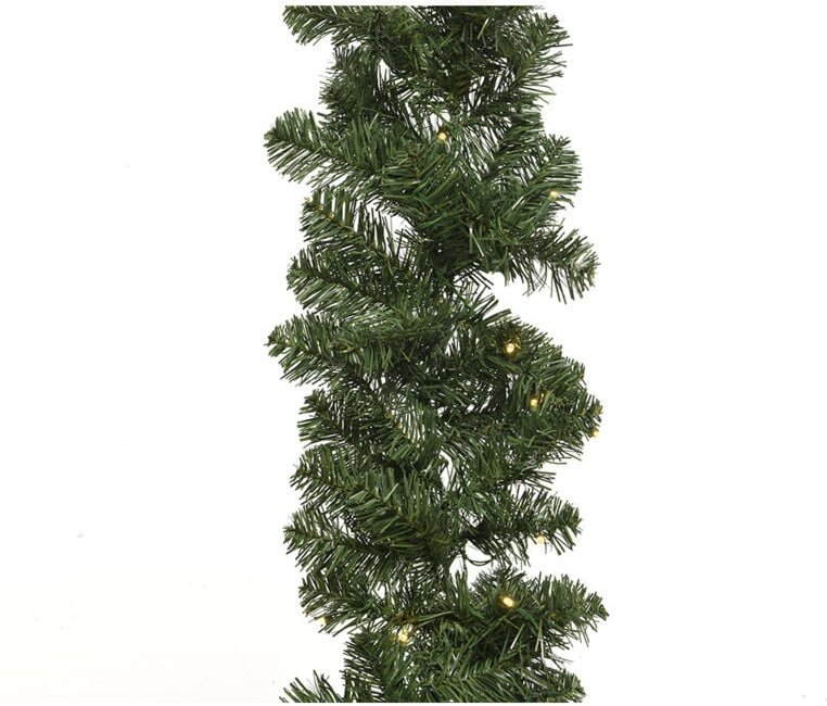 Kaemingk künstliche Tannengirlande grün 50 LED Weihnachtsdeko