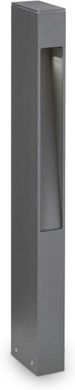 Ideal Lux Mercurio - 1 leichter Außenpoller Anthrazit IP44, G9